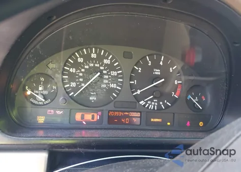 2002 BMW 525Ia z USA, uszkodzony, nr VIN WBADT43442GY95112